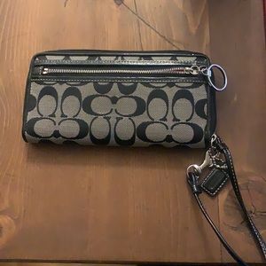 authentic coach wallet